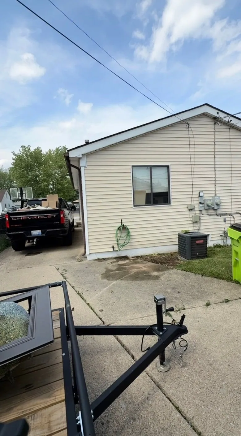 Area cleared out after junk removal by Demohaulic in Roseville, Michigan